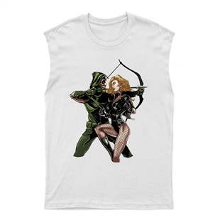 Black Canary Unisex Kesik Kol Tişört Kolsuz T-Shirt KT6657
