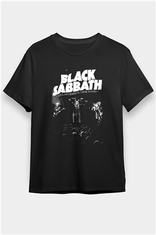 Black Sabbath Gathered İn Their Masses Siyah Unisex Tişört T-Shirt - TişörtFabrikası