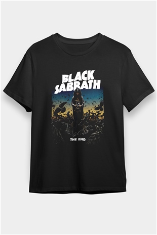 Black Sabbath The End Beyaz Unisex Tişört T-Shirt - TişörtFabrikası