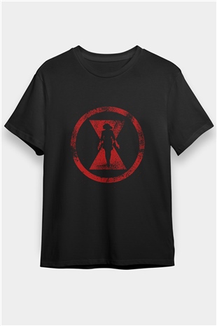 Black Widow Siyah Unisex Tişört T-Shirt
