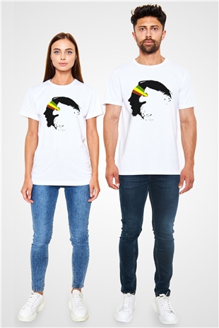 Bob Marley White Unisex  T-Shirt - Tees - Shirts - TisortFabrikasi