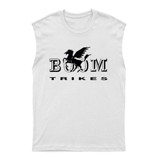 Boom Trikes Unisex Kesik Kol Tişört Kolsuz T-Shirt KT3188
