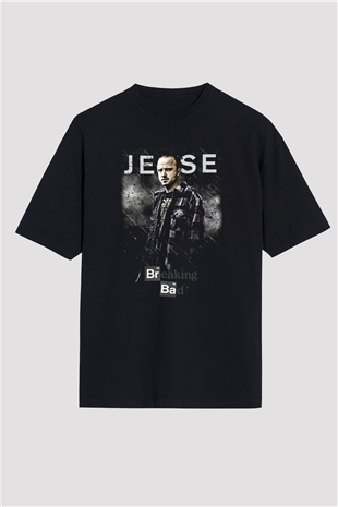 Breaking Bad Heisenberg Siyah Unisex Oversize Tişört T-Shirt