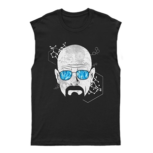 Breaking Bad - Heisenberg Unisex Kesik Kol Tişört Kolsuz T-Shirt KT7989