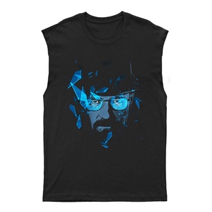 Breaking Bad - Heisenberg Unisex Kesik Kol Tişört Kolsuz T-Shirt KT8002