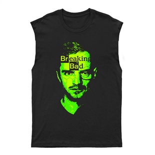 Breaking Bad - Heisenberg Unisex Kesik Kol Tişört Kolsuz T-Shirt KT8001