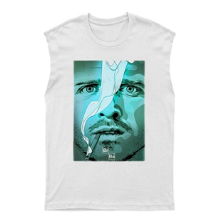 Breaking Bad - Heisenberg Unisex Kesik Kol Tişört Kolsuz T-Shirt KT7979