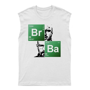 Breaking Bad - Heisenberg Unisex Kesik Kol Tişört Kolsuz T-Shirt KT7983