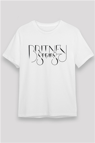 Britney Spears Beyaz Unisex Tişört T-Shirt - TişörtFabrikası