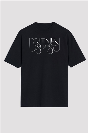 Britney Spears Siyah Unisex Oversize Tişört T-Shirt