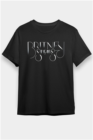 Britney Spears Siyah Unisex Tişört T-Shirt - TişörtFabrikası