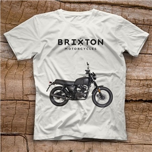 Brixton Beyaz Unisex Tişört T-Shirt
