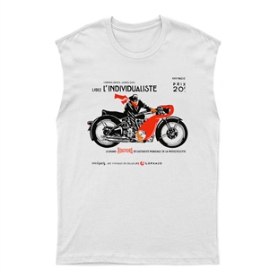 Brough Superior Unisex Kesik Kol Tişört Kolsuz T-Shirt KT3190