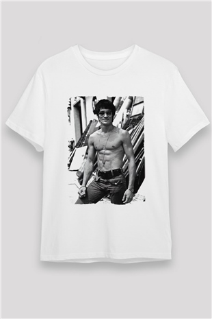 Bruce Lee White Unisex  T-Shirt - Tees - Shirts