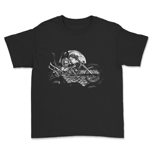 BSA Motors Siyah Çocuk Tişörtü Unisex T-Shirt
