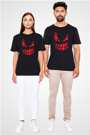 Cadılar Bayramı-Halloween Siyah Unisex Tişört T-Shirt - TişörtFabrikası