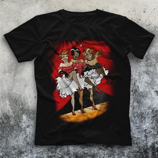 Cancan Siyah Unisex Tişört T-Shirt - TişörtFabrikası