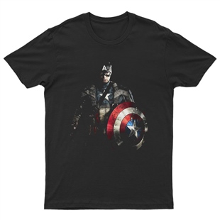 Captain America Unisex Tişört T-Shirt ET6690