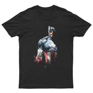 Captain America Unisex Tişört T-Shirt ET6696