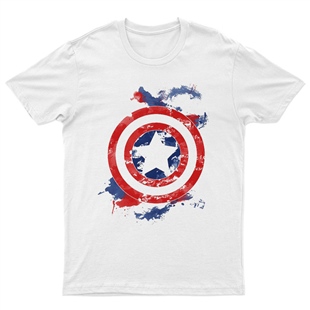 Captain America Unisex Tişört T-Shirt ET6687