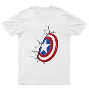 Captain America Unisex Tişört T-Shirt ET6698