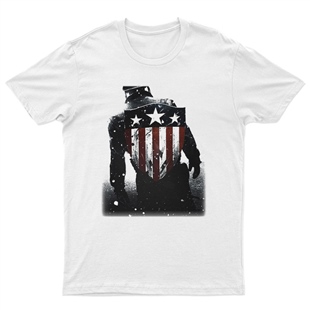 Captain America Unisex Tişört T-Shirt ET6691