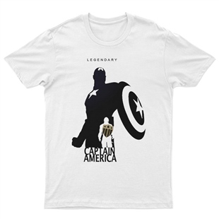 Captain America Unisex Tişört T-Shirt ET6697