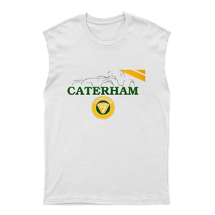 Caterham Unisex Kesik Kol Tişört Caterham  Kolsuz T-Shirt KT90
