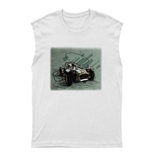 Caterham Unisex Kesik Kol Tişört Caterham  Kolsuz T-Shirt KT89
