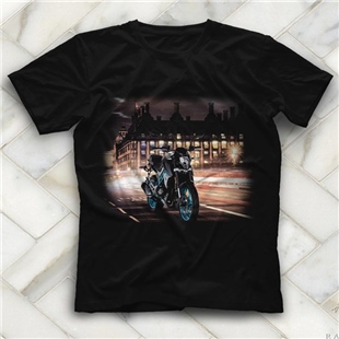 CF Moto Siyah Unisex Tişört T-Shirt