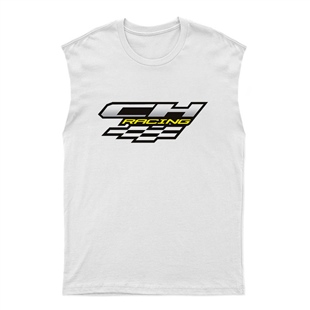 CH Racing Unisex Kesik Kol Tişört Kolsuz T-Shirt KT3199
