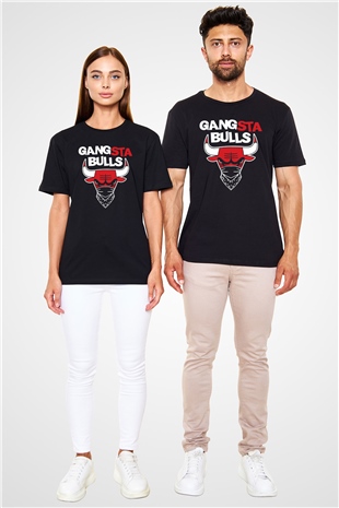 Chicago Bulls Black Unisex  T-Shirt