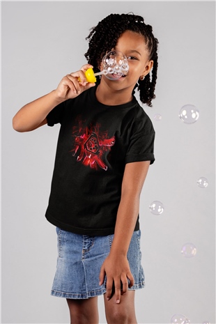 Command and Conquer Baskılı Siyah Unisex Çocuk Tişört