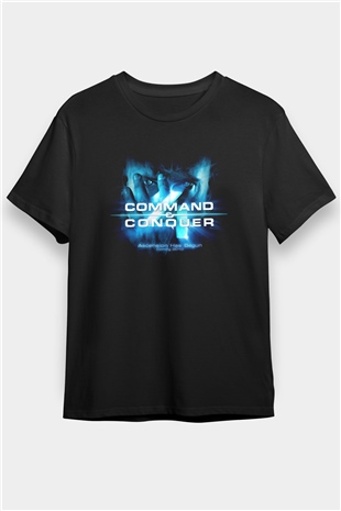 Command and Conquer Siyah Unisex Tişört T-Shirt