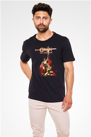 Conan The Barbarian Siyah Unisex Tişört