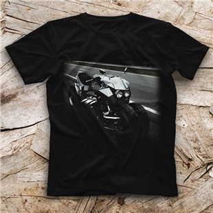 Cosmos Muscle Bikes Siyah Unisex Tişört T-Shirt