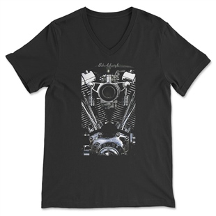 Cosmos Muscle Bikes Unisex V Yaka Tişört V Yaka T-Shirt VT3201