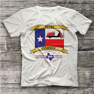 Cushman Beyaz Unisex Tişört T-Shirt