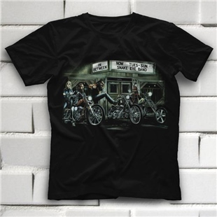Dam Siyah Unisex Tişört T-Shirt