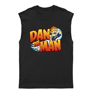 Dan the Man Unisex Kesik Kol Tişört Kolsuz T-Shirt KT7583