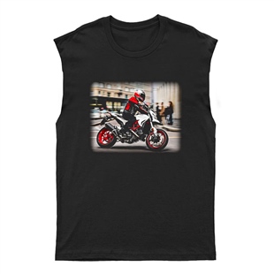 Ducati Unisex Kesik Kol Tişört Kolsuz T-Shirt KT3216