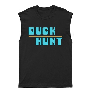 Duck Hunt Unisex Kesik Kol Tişört Kolsuz T-Shirt KT7637