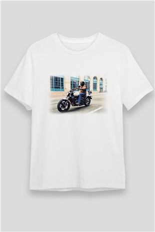 Eccity Beyaz Unisex Tişört T-Shirt