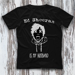 Ed Sheeran Siyah Unisex Tişört T-Shirt - TişörtFabrikası