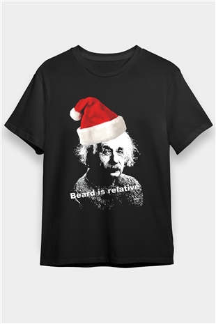 Einstein Siyah Unisex Tişört T-Shirt - TişörtFabrikası