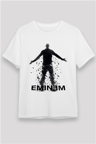 Eminem White Unisex  T-Shirt - Tees