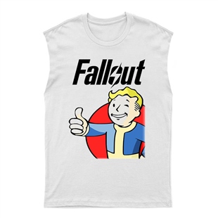 Fallout Unisex Kesik Kol Tişört Kolsuz T-Shirt KT7646