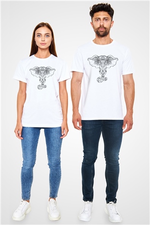Fil Beyaz Unisex Tişört T-Shirt - TişörtFabrikası