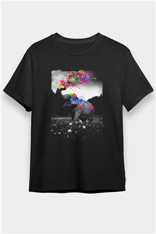 Fil Siyah Unisex Tişört T-Shirt - TişörtFabrikası