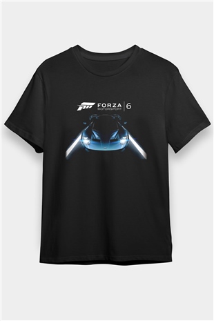 Forza Motorsport Siyah Unisex Tişört T-Shirt